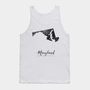 Maryland state map Tank Top